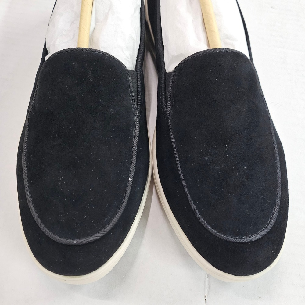 ED Ellen DeGeneres Antona Black Kid Suede Slip On Loafers Womens‎ Size 9M